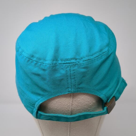 Ribbon Slideback Cadet Army Cap Hat Blue One Size Embroidered Leader - Picture 6 of 9